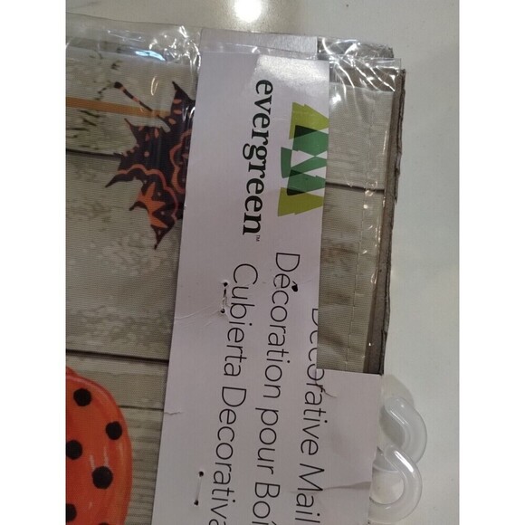 Patterned Pumpkins And Leaves Autumn Magnetic Mailbox Cover Fall Leaves Standard - Picture 3 of 5